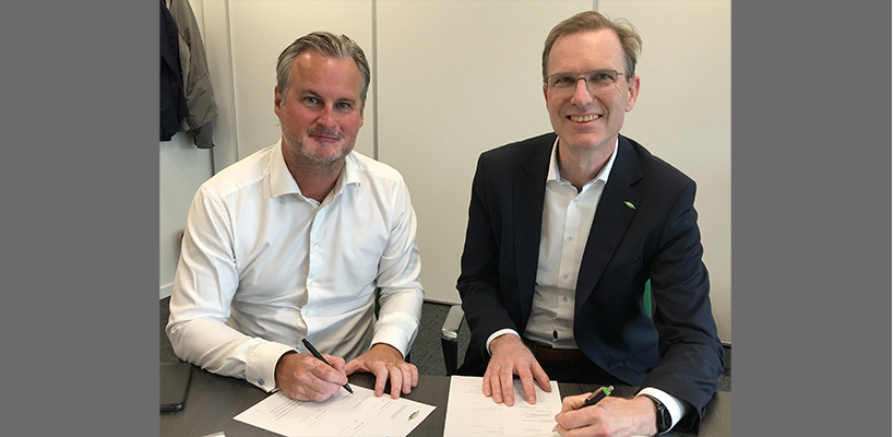 Christopher Norbye, CEO de Beijer Ref, et Martin Büchsel, CSMO (directeur des ventes et marketing) de Bitzer. 